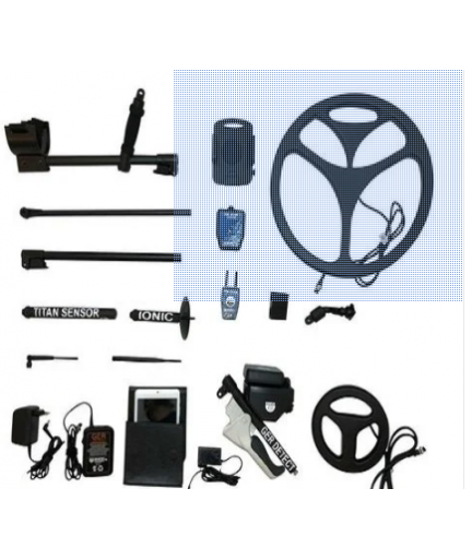 GER Detect Titan 1000 Metal Detector 3D 5 Multi Systems Deep Geolocator